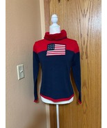 KB Collections Ladies Large Sweater with American Flag on front NWOT - $569.83 MXN