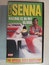 AYRTON SENNA RACING IS IN MY BLOOD THE OFFICIAL VIDEO BIOGRAPHY VHS NTSC... - $8.79