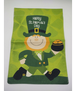 Happy St Patricks Day Leprechaun Pot of Gold Garden Flag 12&quot; X 18&quot; Decor... - €7,72 EUR