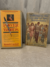 KENNETH COPELAND Cassette and Book Lot-Power I. Your Words/Miraculous Realm - £9.73 GBP
