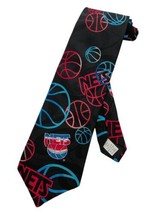 Ralph Marlin Vintage Mens Brookelyn New Jersey Basketball Nets NBA Necktie Neck - £12.38 GBP