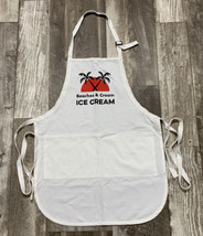 Beaches and Cream Apron Souvenir from Ice Cream Shop Panama City Beach, Fl - £13.12 GBP