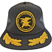 Vintage NRA Made Exclusively By National Rifle Black Gold Snapback Truck... - £7.49 GBP