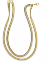 Alfani Herringbone Chain Layered Necklace, 16 + 3 Extender - $16.00