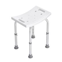 Shower Chair, Adjustable Height Shower Stool with Built-in Handles, Show... - $46.53