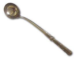 Chinese Sterling Silver Punch Ladle Hand Made Chrysanthemums 17 1/2&quot; Hung Chong - £782.79 GBP