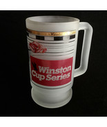 Vintage NASCAR Frosted Beer Stein Mug Winston Cup Kanpan-Kent 22K Gold Rim - $46.16 CAD