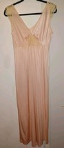 Vintage Pink Nightgown Formfit Style RN 32544 Large Sweep Size Petite 6-8 - $45.00