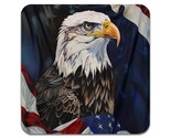 2 PCS USA Eagle Flag Coasters - $14.90
