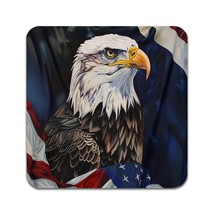 2 PCS USA Eagle Flag Coasters - $14.90