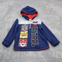 Nickelodeon Jacket Kids 6 Blue Casual Lightweight Full Zip Sweatshirt Pa... - $29.68
