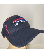 Buffalo Bills Reebok NFL Fitted Size L/XL Baseball Hat Cap Raised Logo R... - $16.82
