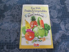 Vtg Dole Kids Cookbook Cook Book Fun With Fruits and Vegetables 1998 - $9.89
