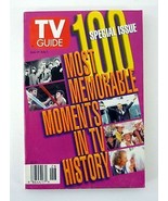 TV Guide 100 Most Memorable Moments in TV History July 29 - July 5 Magaz... - £2.01 GBP