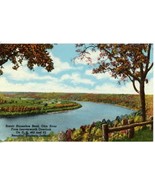 Vintage Postcard Horseshoe Bend Ohio River Leavenworth Overlook Indiana ... - £3.59 GBP