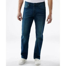 LAZER Mens Straight-Fit Stretch Jeans, HUDSON, 31 X 32 - £23.73 GBP
