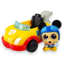 Disney Doorables Let&#39;s Go Series 2 Mickey Mouse with Racing Car - NEW - $5.99