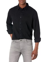MSRP $80 Calvin Klein Men&#39;s Black Rinse Denim Shirt Black Size XXL - £14.74 GBP