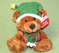 AMERICAN GREETINGS TINSEL THE CHRISTMAS BEAR WITH TAG STUFFED ANIMAL 10&quot;... - £8.65 GBP