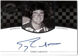 Terry Labonte signed 2009 Press Pass NASCAR Legends Authentic On Card Auto - $39.95