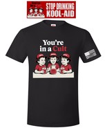 Anti Trump T-Shirt You&#39;re in a Cult Stop drinking the Kool Aid Shirt &amp; S... - $29.77 CAD+