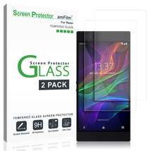 Razer Phone 2 / Phone amFilm Premium Tempered Glass Screen Protector (2 Pack) - £14.15 GBP