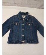 Old Navy Toddler Girls Jean Trucker Jacket 5T Dark Wash Cotton Blend Den... - £7.73 GBP