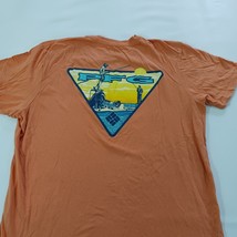 Columbia PFG Sportswear Men’s Orange Cotton Short Sleeve Graphic T-Shirt Size L image 9