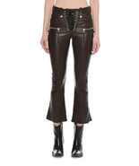 Leather Pants Size Leggings Womens Pant Rise Vegan Skinny Trousers Soft ... - $109.47