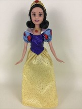 Disney Princess Snow White 12&quot; Doll Sparkle Gown Crown Shoes Barbie 2006 Mattel - £15.62 GBP