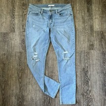 Levis 711 Skinny Jeans Stretch Distressed Size 32 x 32 - £18.20 GBP