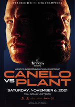 Canelo Álvarez VS Caleb Plant Poster WBA WBC WBO Boxing Match Art Print 24x36&quot; - £8.74 GBP+