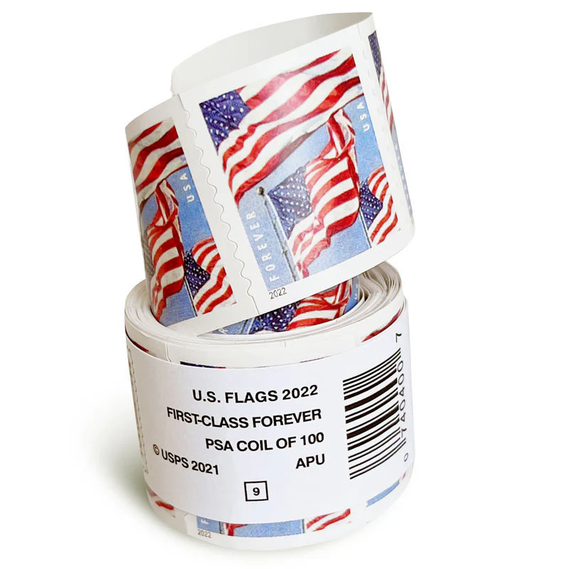 1 Roll USPS Postage Stamps - $73.00