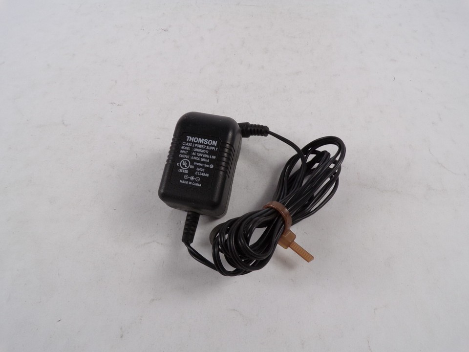 Geniune Thomson U050820D12 Class 2 Output 6 V  200mA Power Supply Adapte... - $14.84