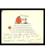 WW1 Era I Can Hooverize Valentine Card Political War Time Saving Eat Les... - $34.64