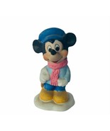 Mickey Mouse figurine vtg Walt disney japan disneyland world Schmid tiny... - £23.18 GBP