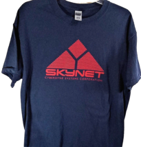 Skynet Cyberdyne Systems T-Shirt Size Large Logo Sci FI Terminator - $12.75