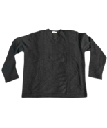 ERMENEGILDO ZEGNA Charcoal Gray Cashmere Wool Blend Turtle Neck Sweater XL - $1,921.73 MXN