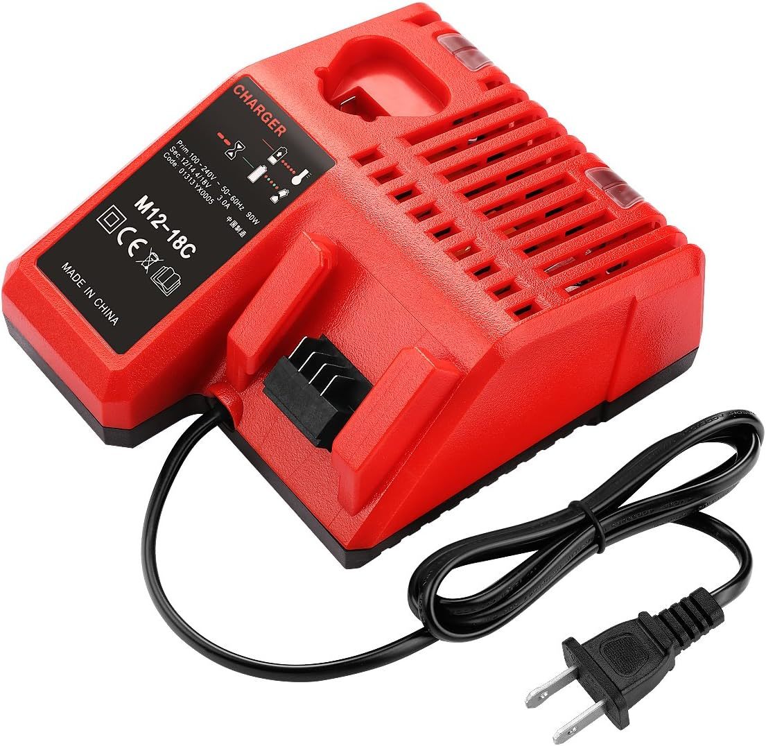 Powilling Rapid Charger Replacement For Milwaukee M12 M18 Xc Lithium Ion... - $41.94