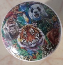 Ceramic Knobs Jungle Collage Knob AFRICAN WILDLIFE - $5.44