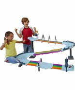 Hot Wheels Mario Kart Rainbow Road Raceway 8-Foot Track Set with Lights ... - $250.60 CAD