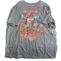 Disney Store Studio Collection Pirates of The Caribbean T Shirt Mens XXL Gray - £26.56 GBP