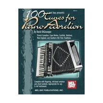 Mel Bay Presents 100 Tunes for Piano Accordian: Complete With Fingering, Left-Ha - £17.40 GBP