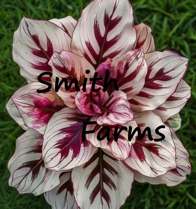 25+ Seeds Red Blood Calathea Couture Flower White Leaves Beautiful Plant... - $11.39