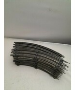 Vintage Lot of 20 Unmarked Curved Train 0-27 Gauge Train Track - $386.08 MXN