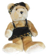 Heartland Apparel Bear Girls Overnight Plush Sack Holder Bag Cheetah Bro... - £14.34 GBP