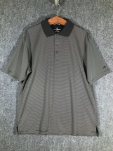 Grand Slam Golf Shirt XL Mens Polo Short Sleeve Striped Collared Regular Fit - £11.45 GBP