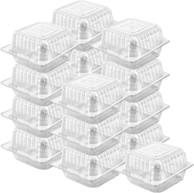 Axe Sickle 150 Pcs 5 X 5 Inch Clear Thick Plastic Hinged Take Out Contai... - £23.36 GBP