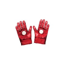 Rubie&#39;s Official Marvel Avengers Assemble Iron Man Gloves Child One Size  - £10.53 GBP