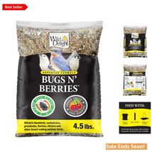Bugs N Berries Wild Bird Food 4.5 lbs - Attracts Diverse Bird Species - $26.68